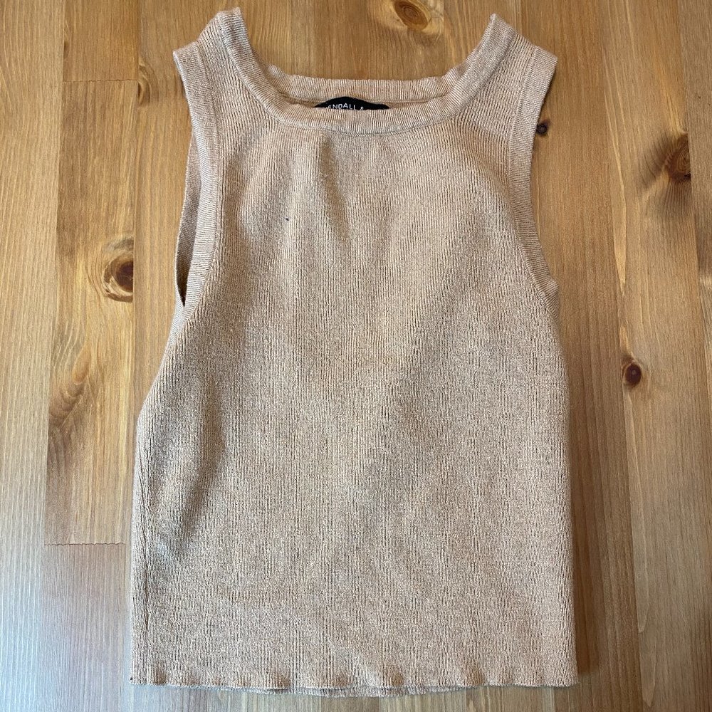 kendall & kylie nude tank top